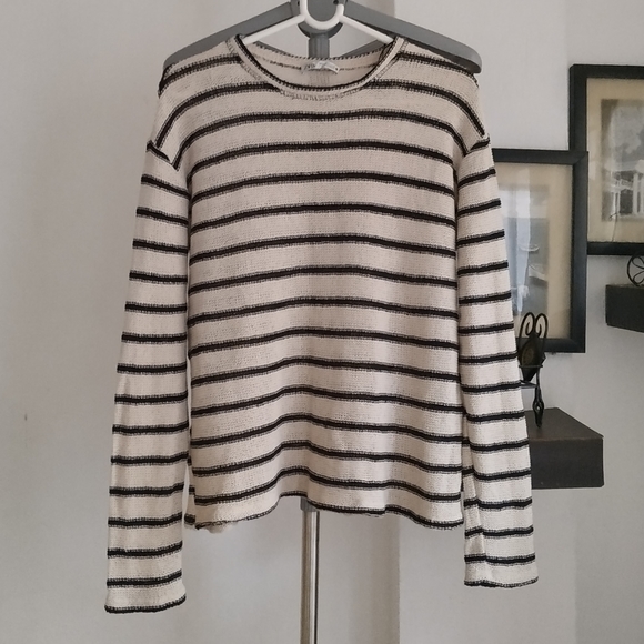 Zara Striped Rustic Sweater - Picture 3 of 12